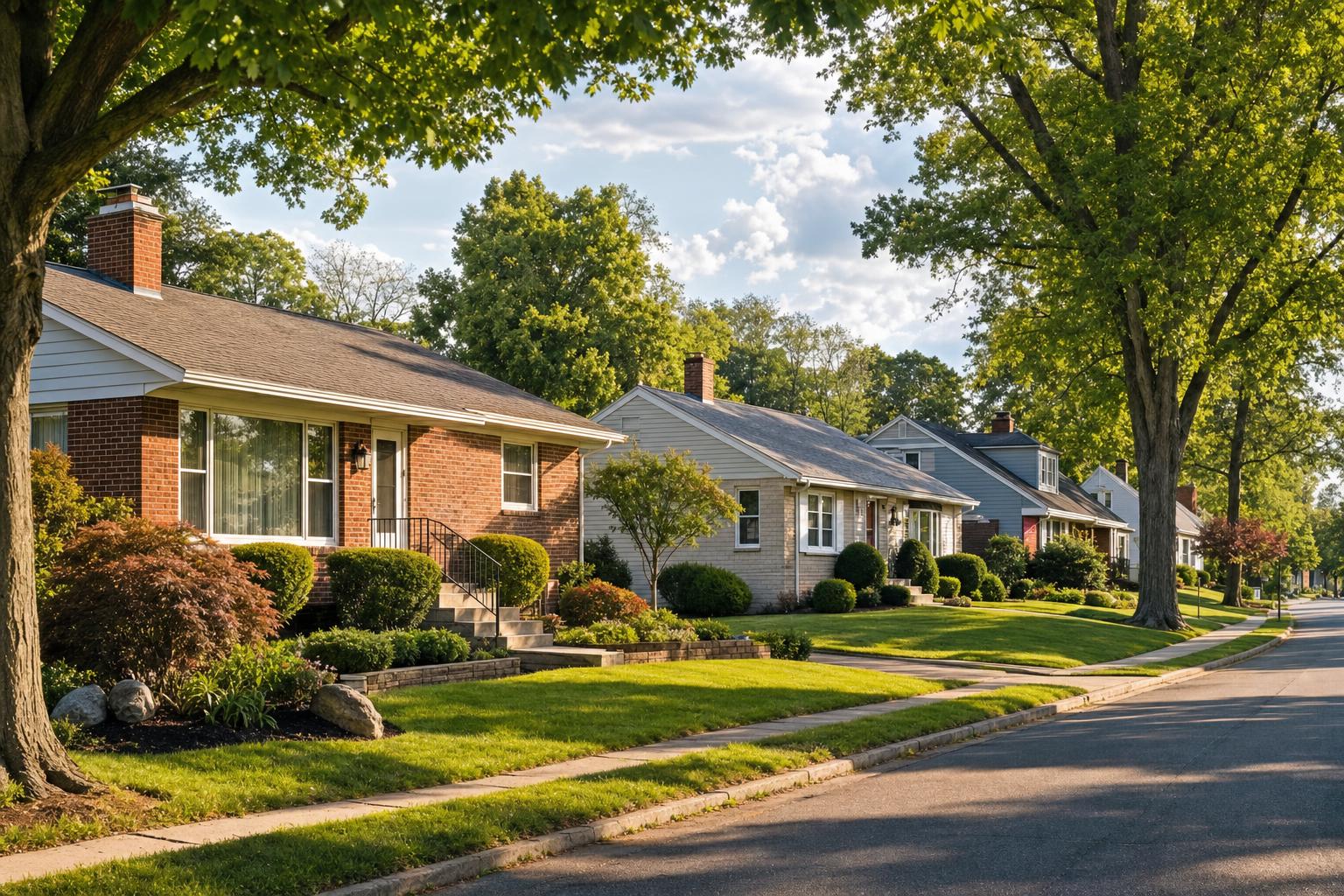 Editorial neighborhood illustration for Metpk in Bedford, OH