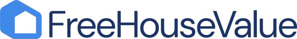 horizontal free house values logo